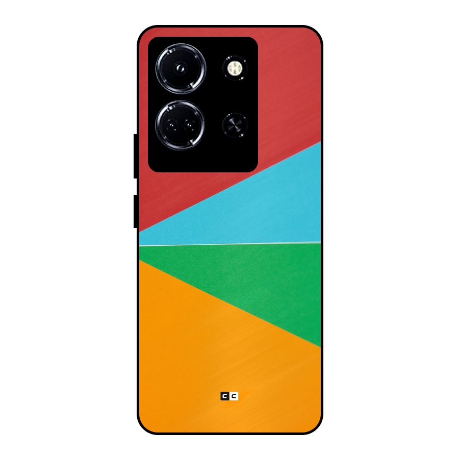 Summer Abstract Metal Back Case for Infinix Note 30 5G