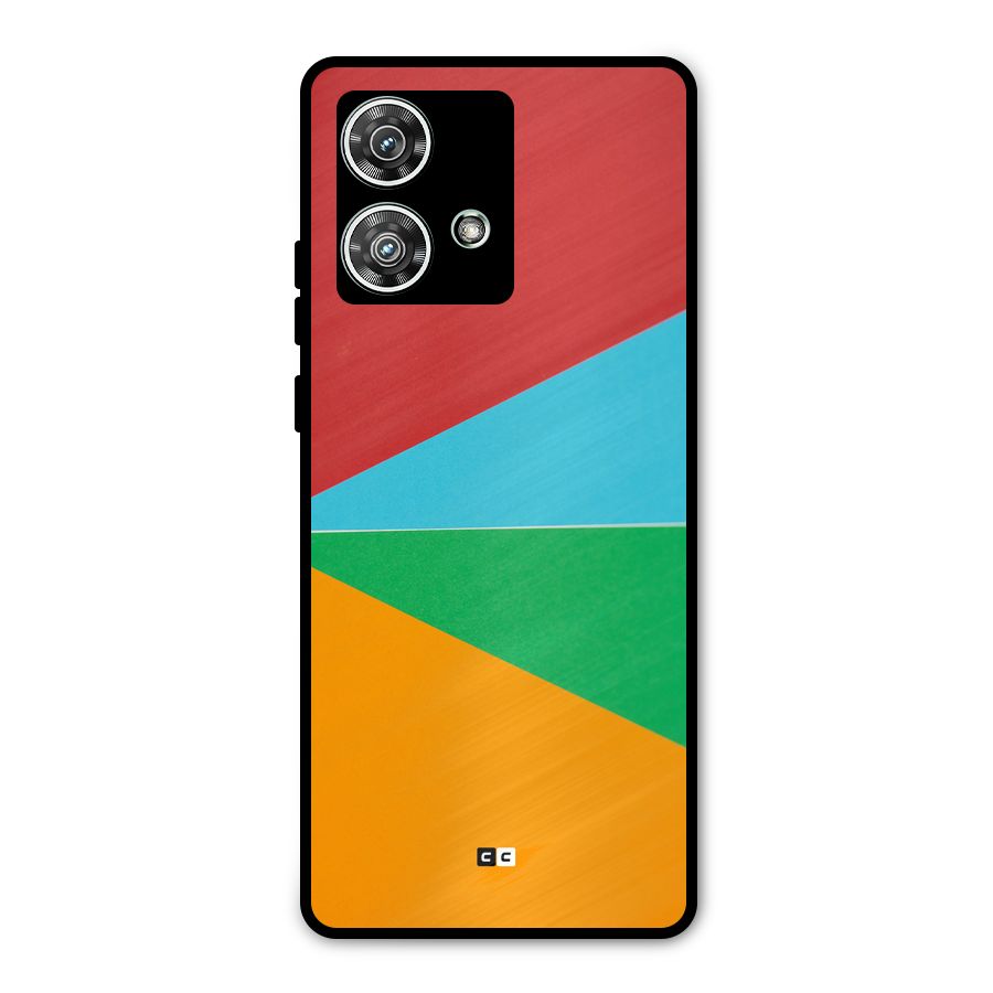 Summer Abstract Metal Back Case for Motorola Edge 40 Neo