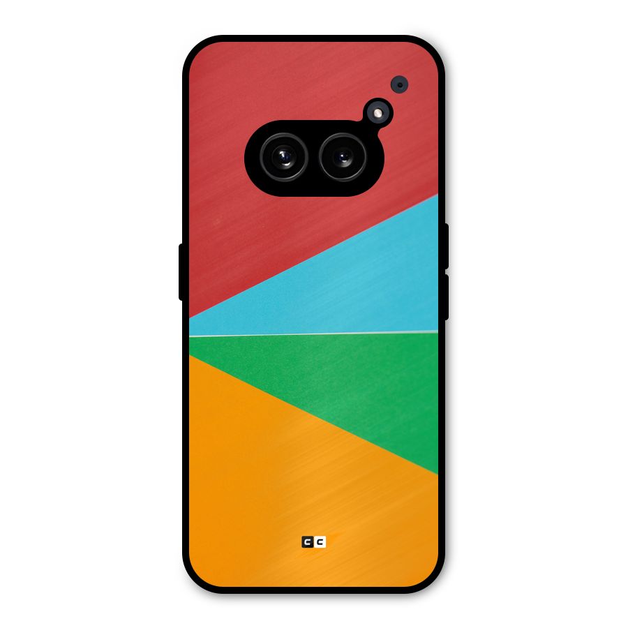 Summer Abstract Metal Back Case for Nothing Phone 2a