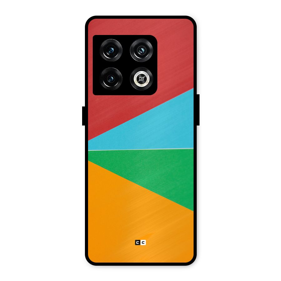 Summer Abstract Metal Back Case for OnePlus 10 Pro 5G