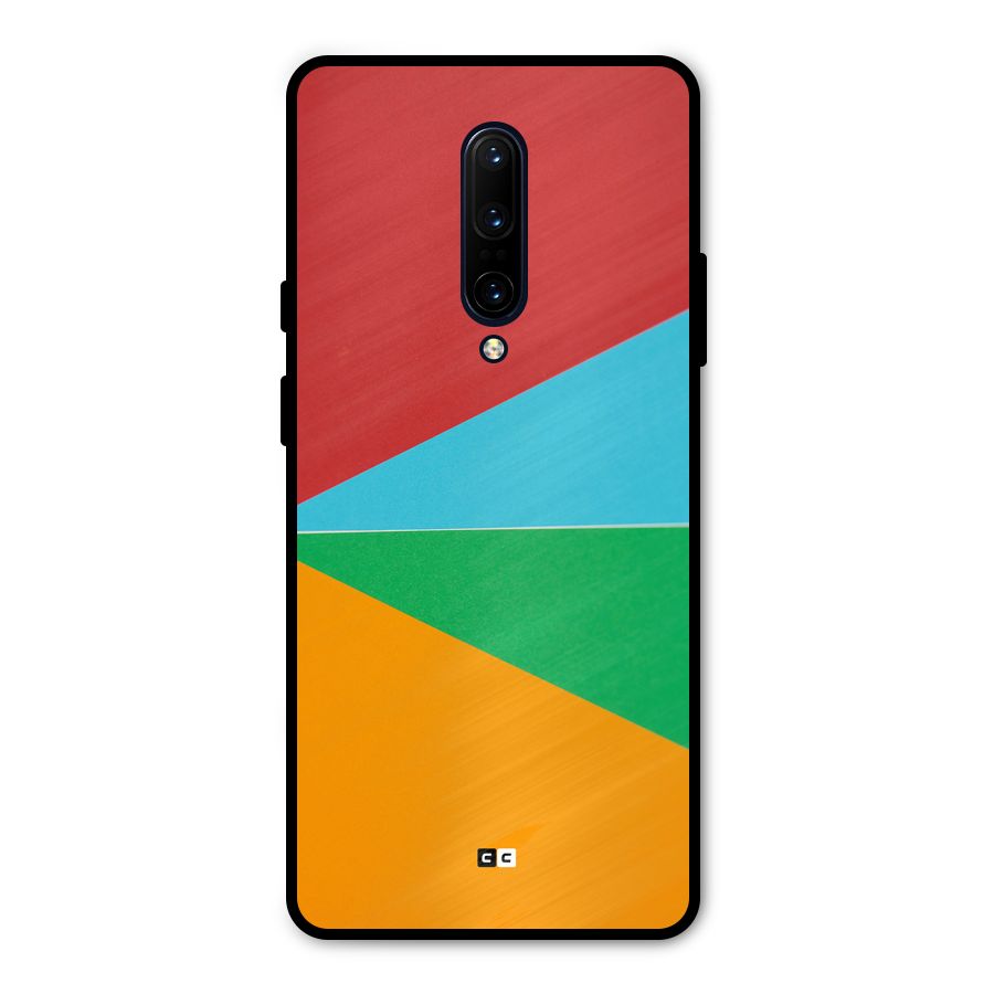 Summer Abstract Metal Back Case for OnePlus 7 Pro