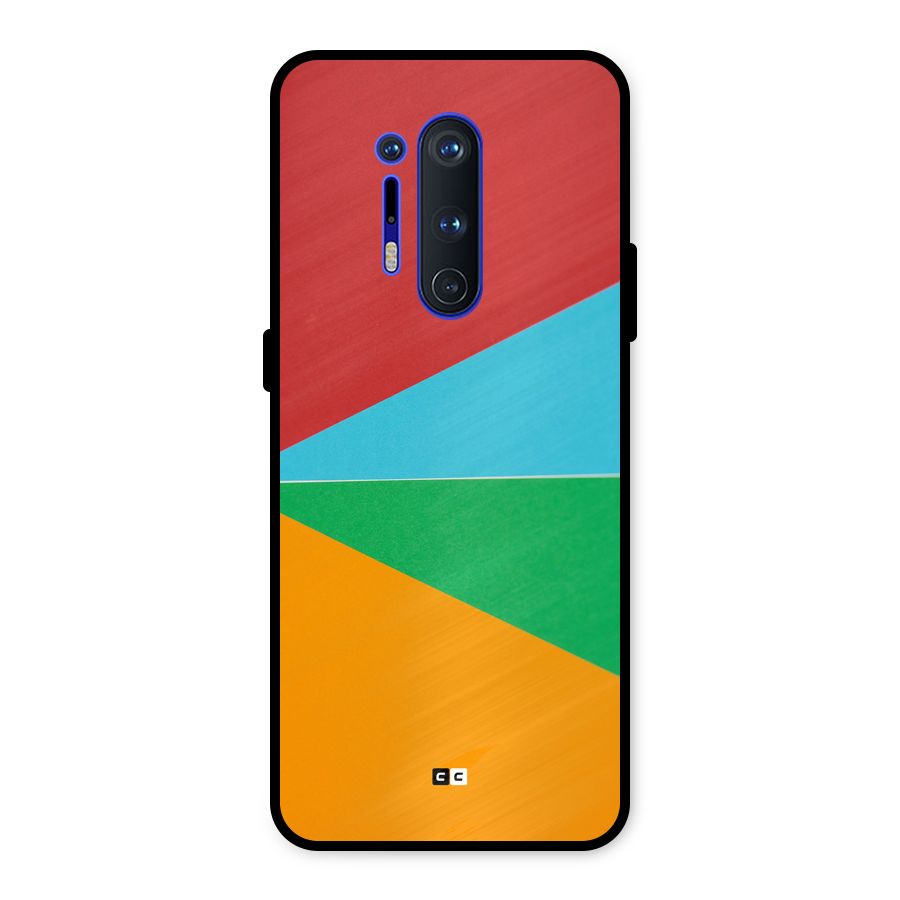 Summer Abstract Metal Back Case for OnePlus 8 Pro