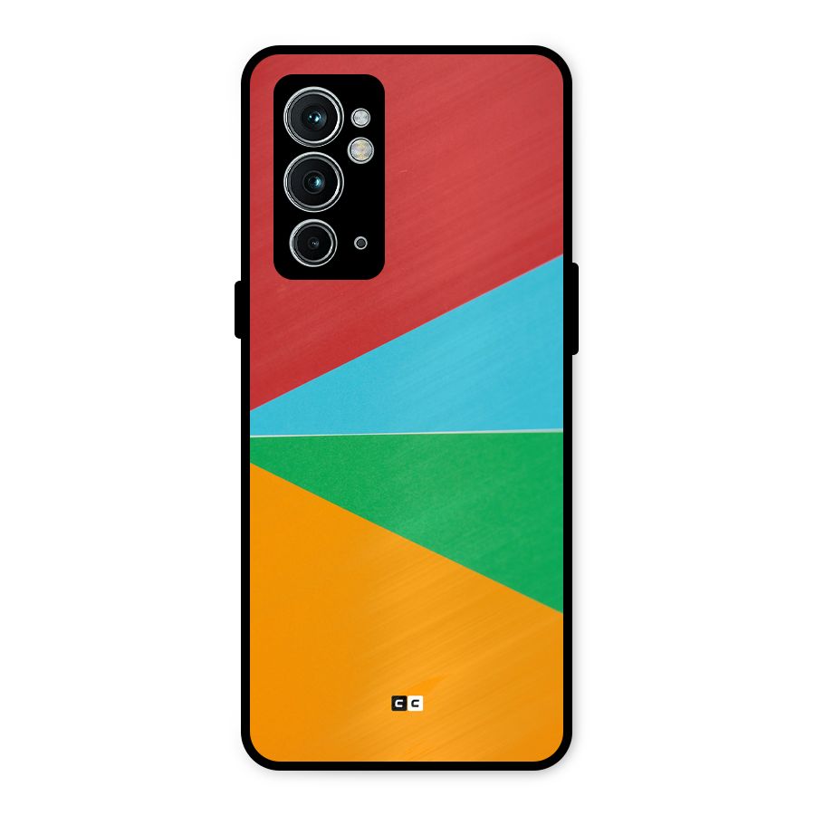 Summer Abstract Metal Back Case for OnePlus 9RT 5G