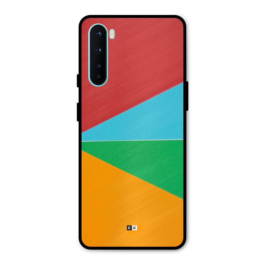 Summer Abstract Metal Back Case for OnePlus Nord