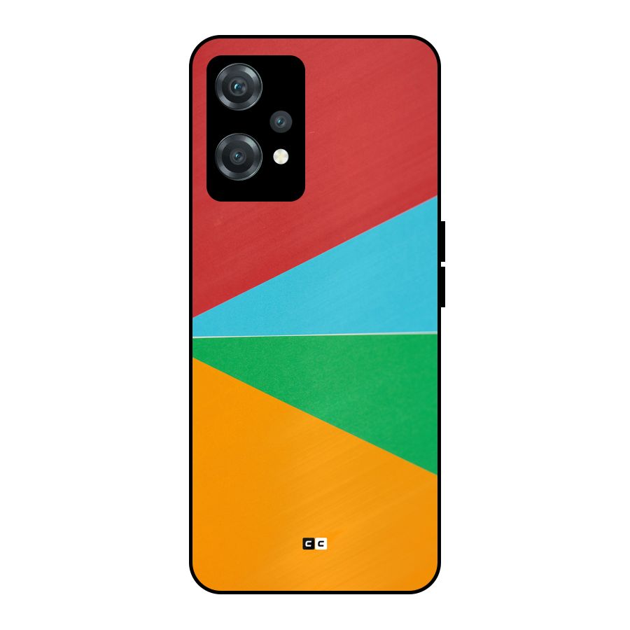 Summer Abstract Metal Back Case for OnePlus Nord CE 2 Lite 5G