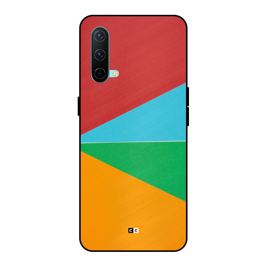 Summer Abstract Metal Back Case for OnePlus Nord CE 5G