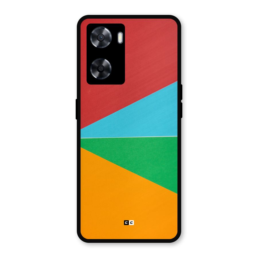 Summer Abstract Metal Back Case for OnePlus Nord N20 SE