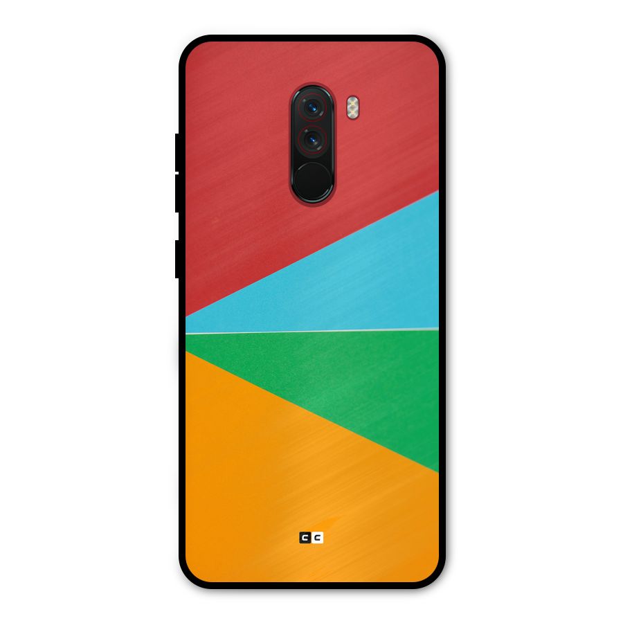 Summer Abstract Metal Back Case for Poco F1
