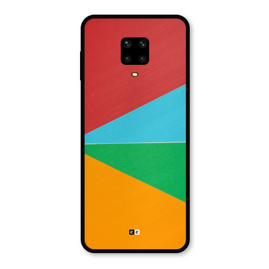 Summer Abstract Metal Back Case for Poco M2