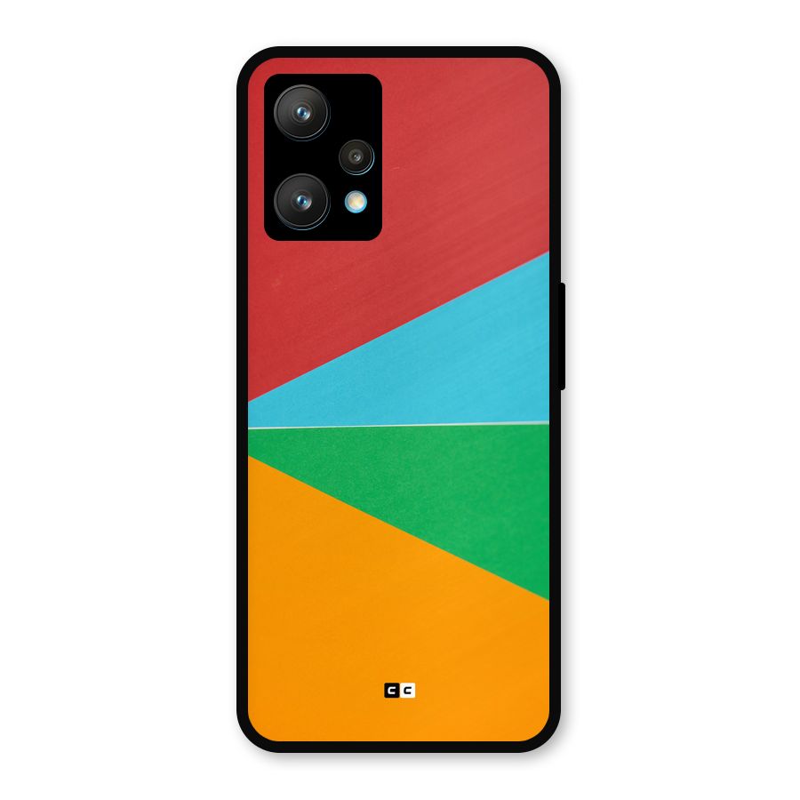 Summer Abstract Metal Back Case for Realme 9 Pro Plus 5G