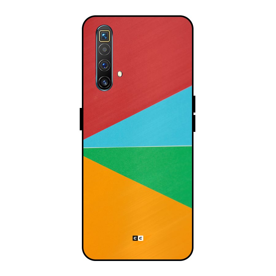 Summer Abstract Metal Back Case for Realme X3