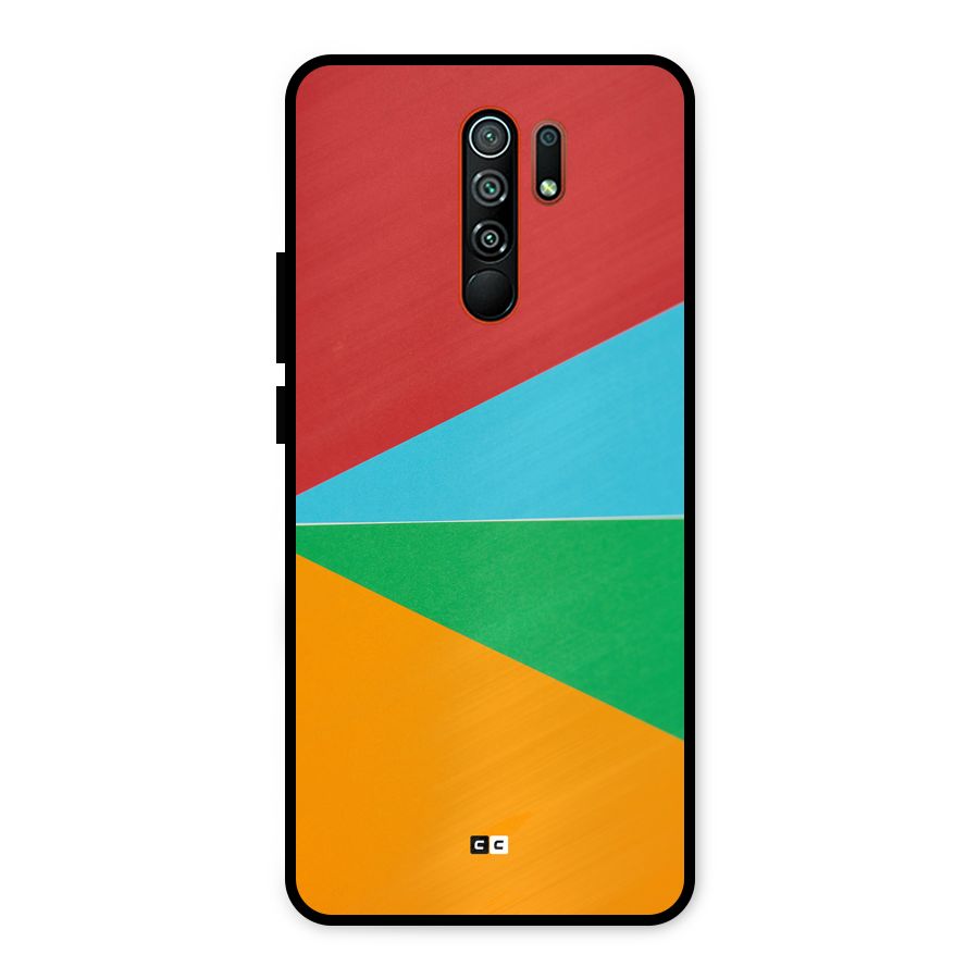 Summer Abstract Metal Back Case for Redmi 9 Prime