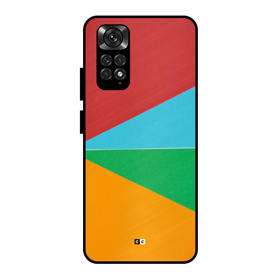 Summer Abstract Metal Back Case for Redmi Note 11 Pro