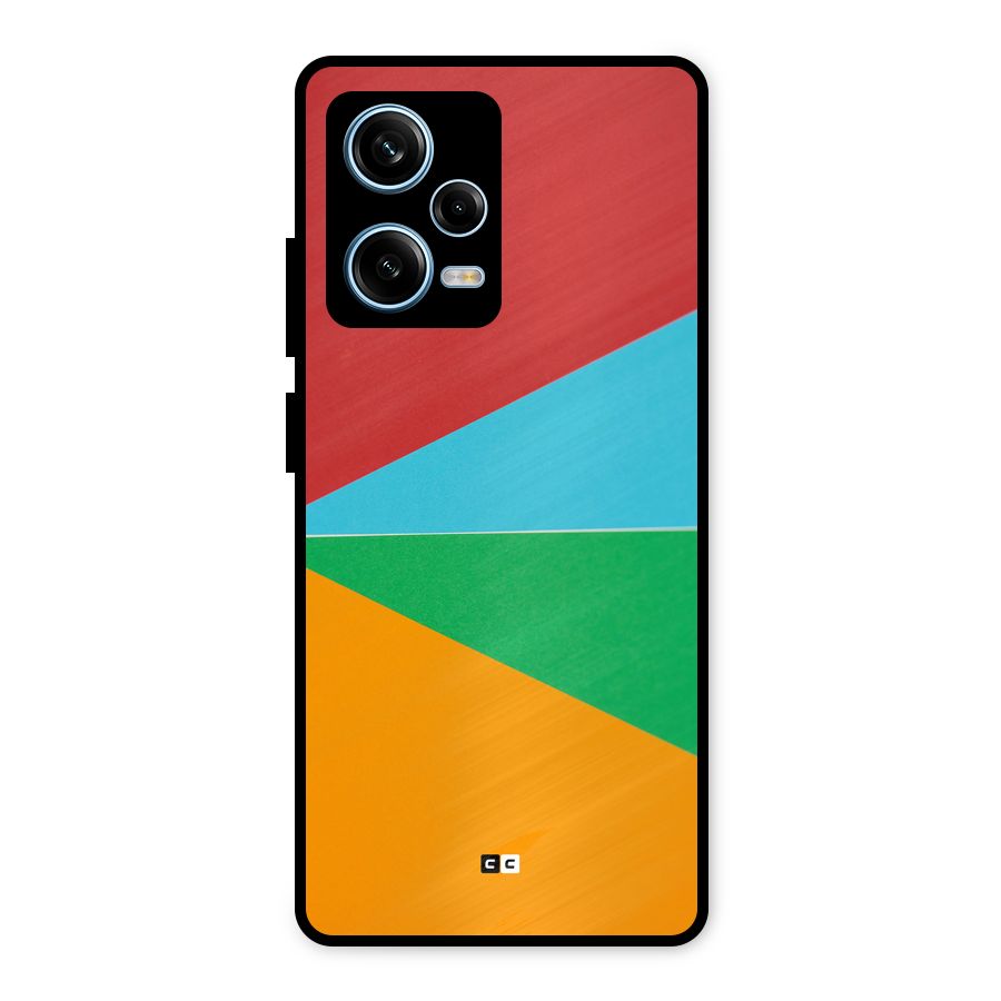 Summer Abstract Metal Back Case for Redmi Note 12 Pro