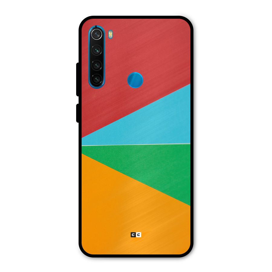 Summer Abstract Metal Back Case for Redmi Note 8