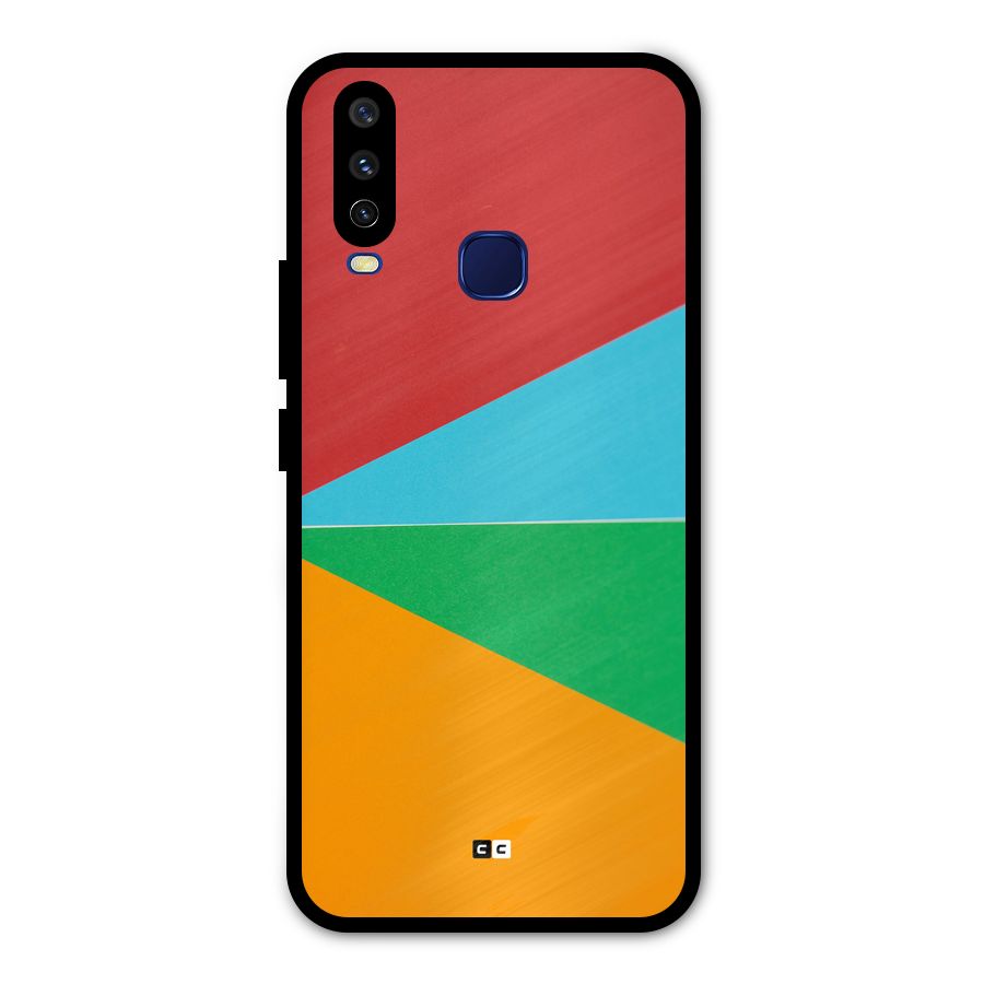 Summer Abstract Metal Back Case for Vivo U10