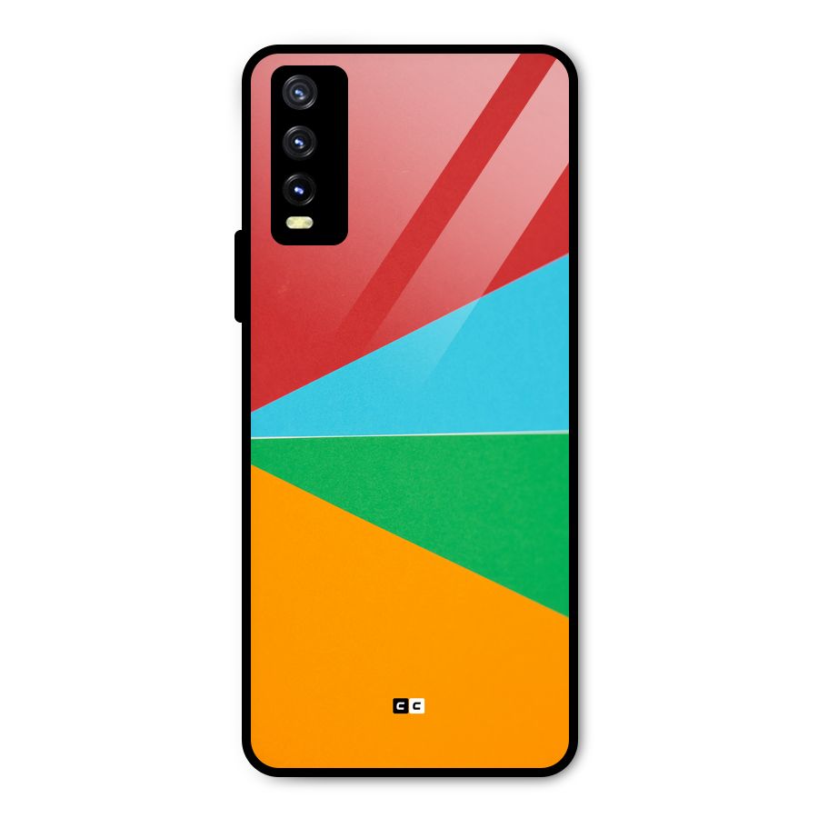 Summer Abstract Metal Back Case for Vivo Y20