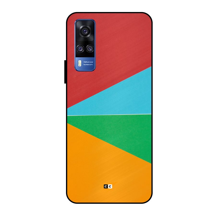 Summer Abstract Metal Back Case for Vivo Y51
