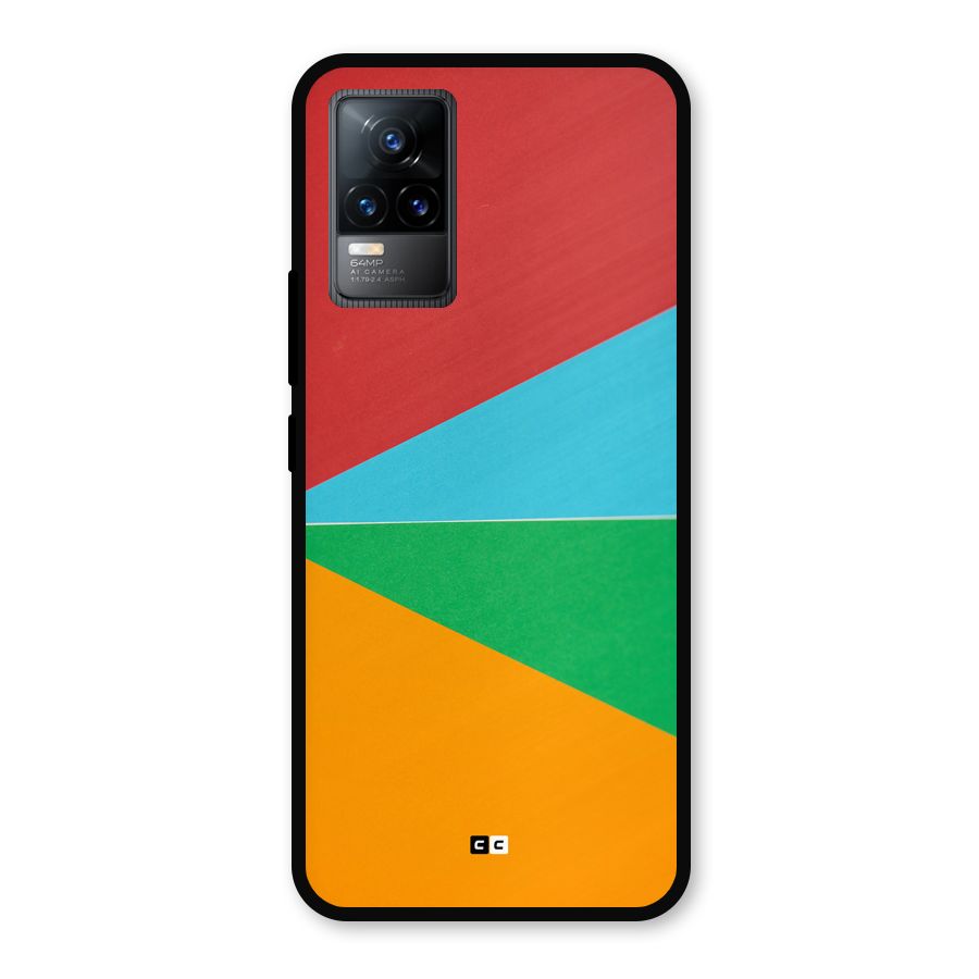 Summer Abstract Metal Back Case for Vivo Y73