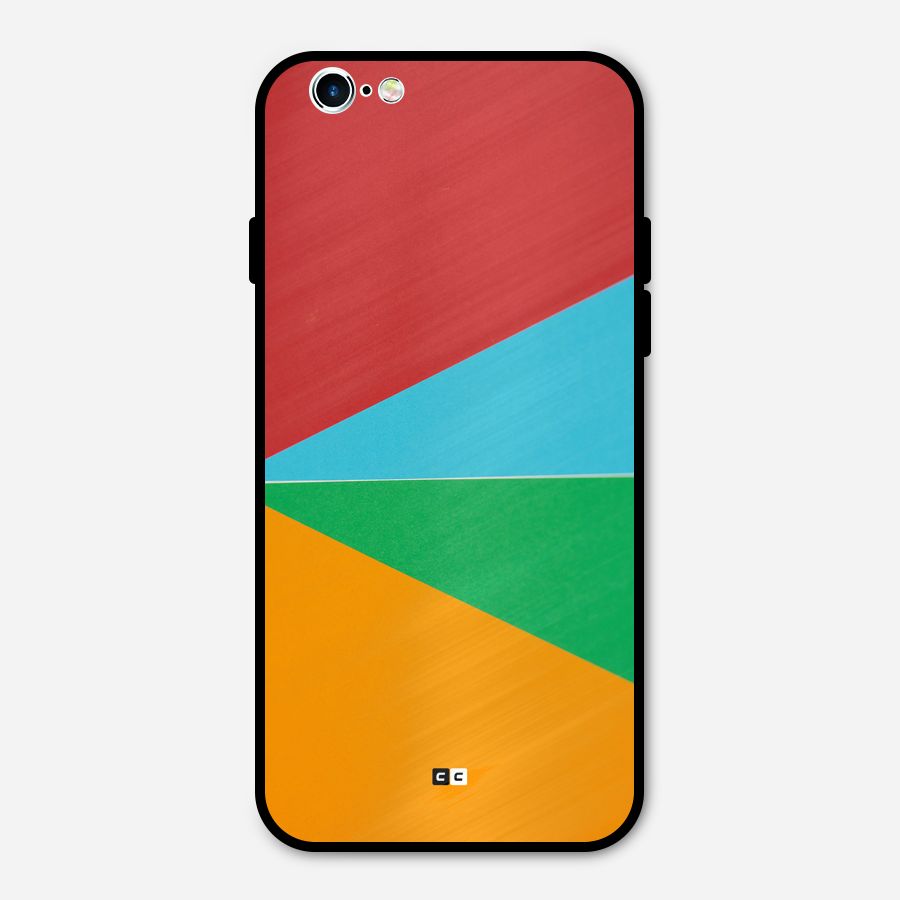 Summer Abstract Metal Back Case for iPhone 6 6s