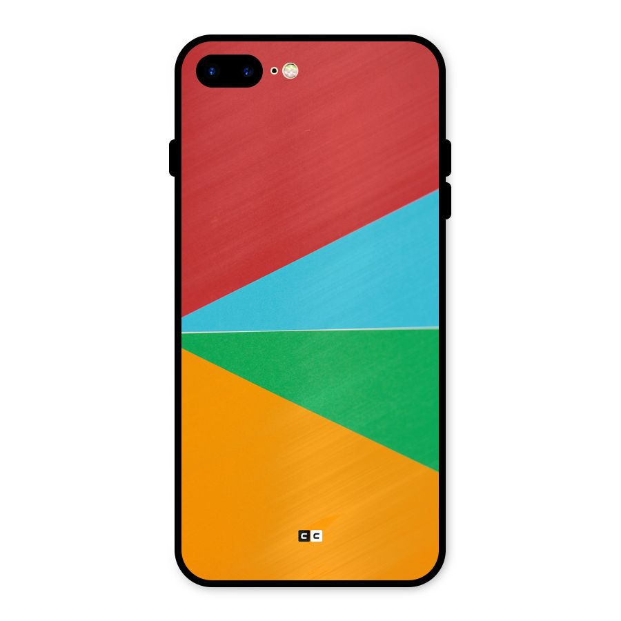 Summer Abstract Metal Back Case for iPhone 7 Plus