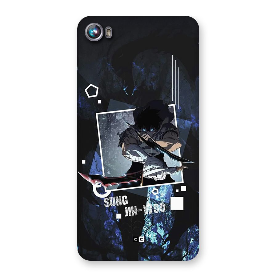Sung Jinwoo In Battle Back Case for Canvas Fire 4 (A107)