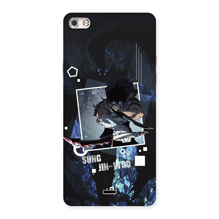 Sung Jinwoo In Battle Back Case for Canvas Silver 5