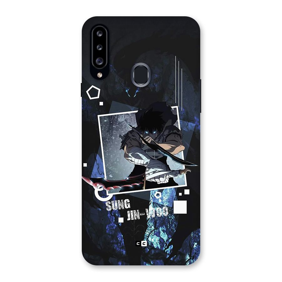 Sung Jinwoo In Battle Back Case for Galaxy A20s