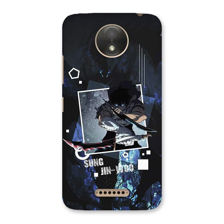 Sung Jinwoo In Battle Back Case for Moto C Plus