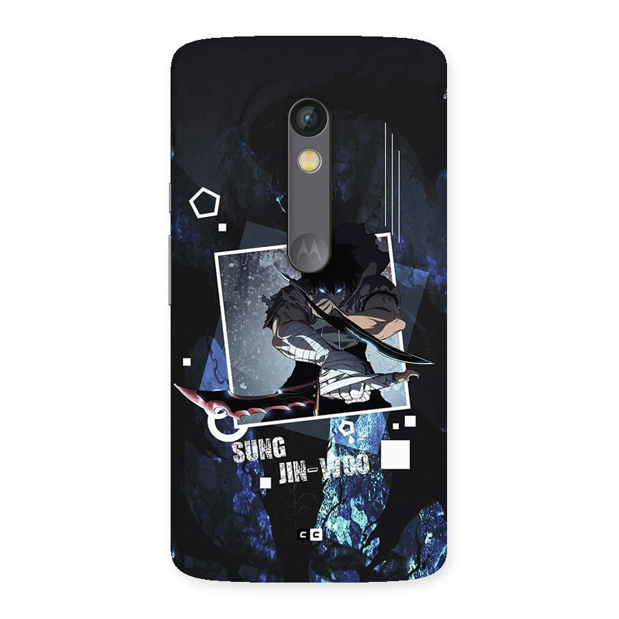 Sung Jinwoo In Battle Back Case for Moto X Play