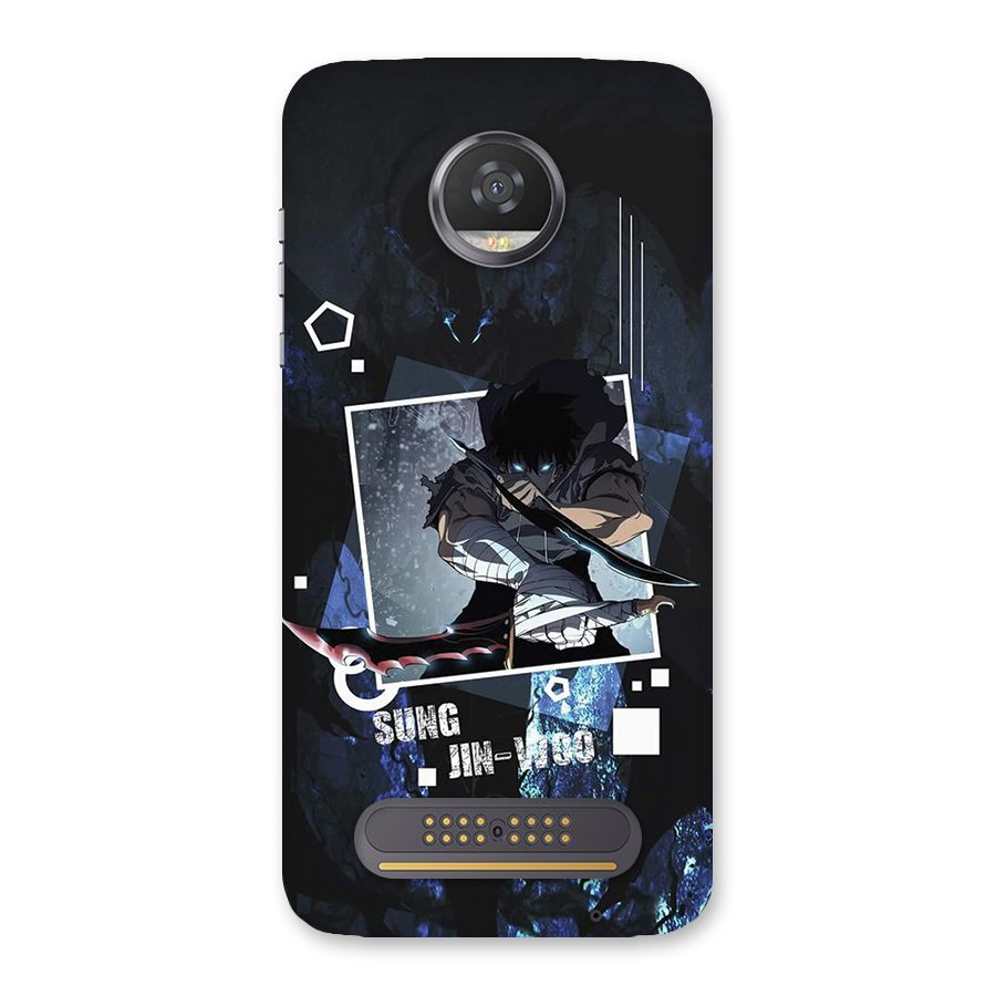 Sung Jinwoo In Battle Back Case for Moto Z2 Play