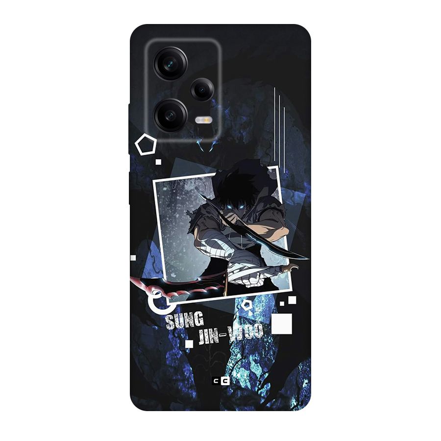 Sung Jinwoo In Battle Back Case for Redmi Note 12 Pro
