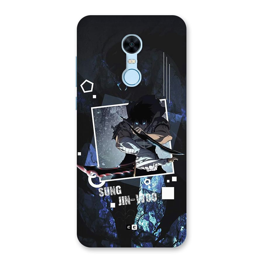 Sung Jinwoo In Battle Back Case for Redmi Note 5