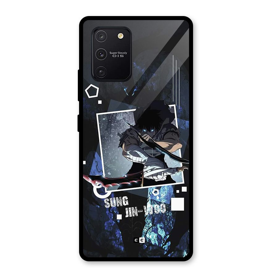 Sung Jinwoo In Battle Glass Back Case for Galaxy S10 Lite