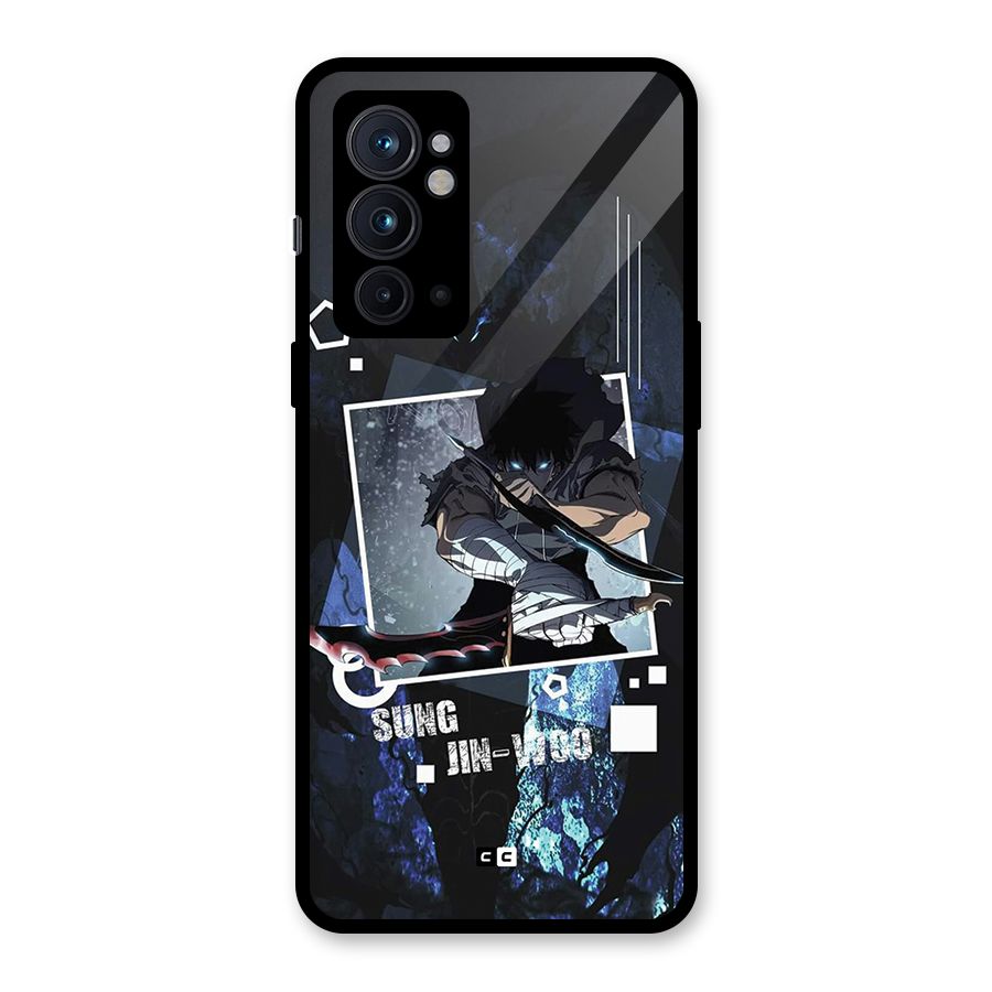 Sung Jinwoo In Battle Glass Back Case for OnePlus 9RT 5G