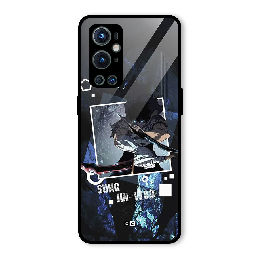 Sung Jinwoo In Battle Glass Back Case for OnePlus 9 Pro