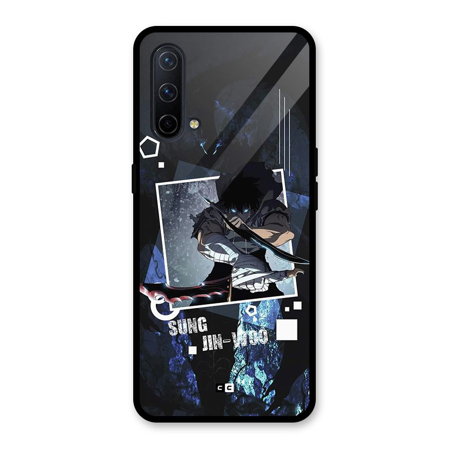Sung Jinwoo In Battle Glass Back Case for OnePlus Nord CE 5G