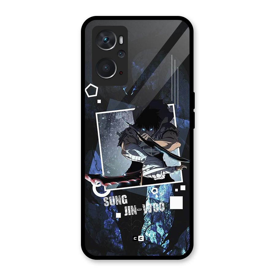 Sung Jinwoo In Battle Glass Back Case for Oppo K10 4G