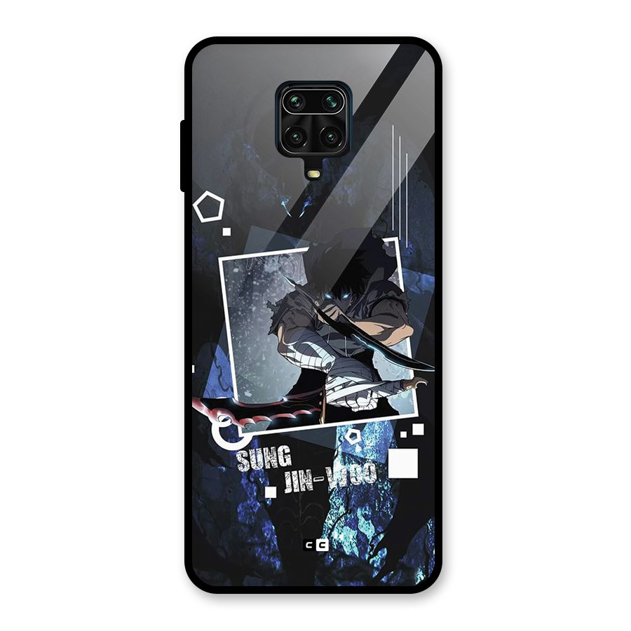 Sung Jinwoo In Battle Glass Back Case for Poco M2 Pro