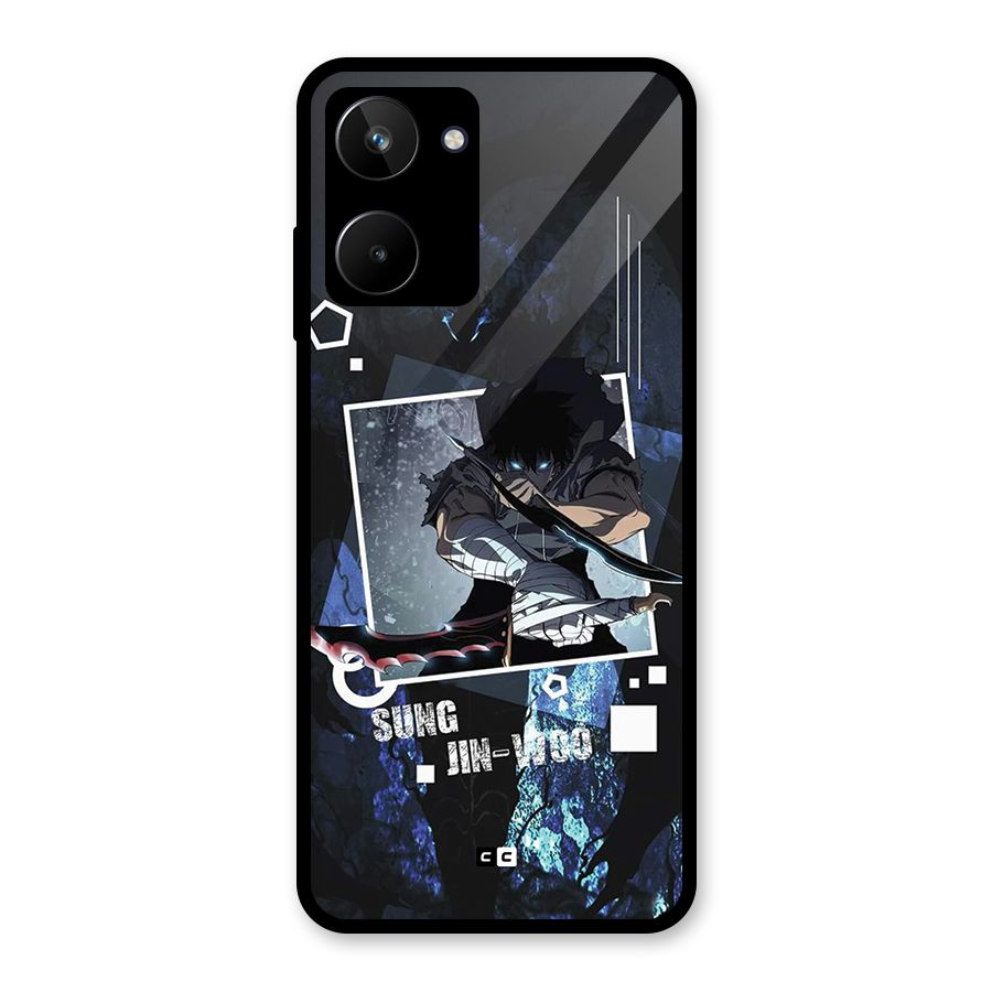 Sung Jinwoo In Battle Glass Back Case for Realme 10