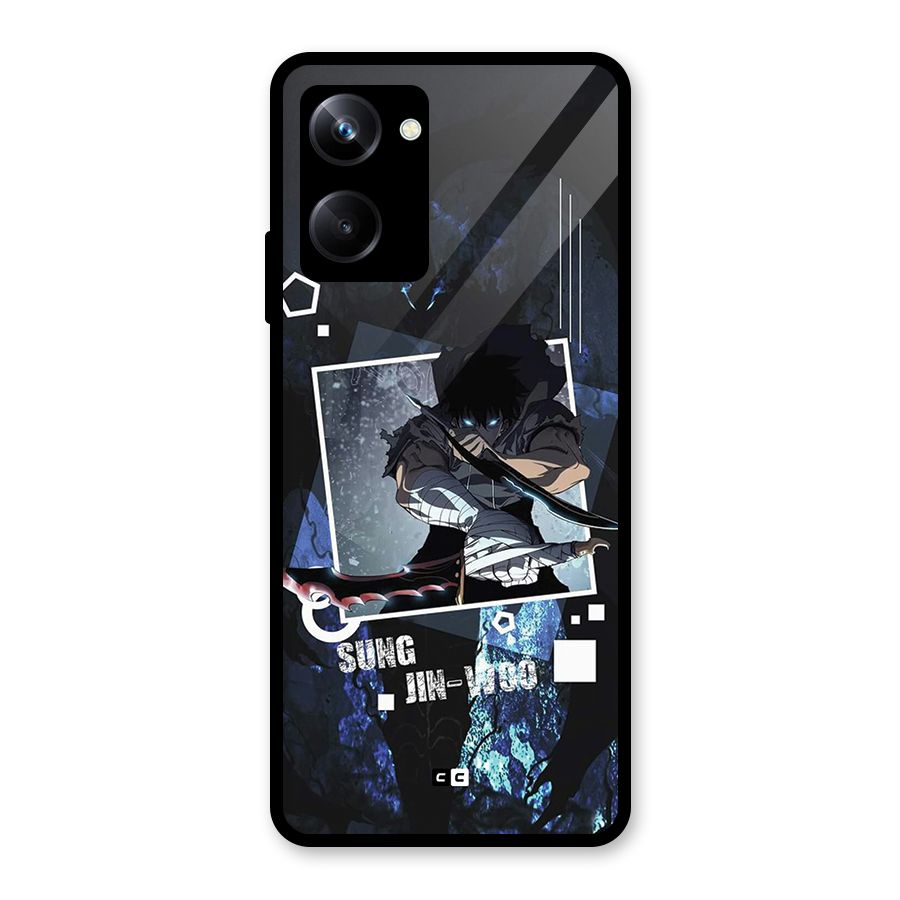 Sung Jinwoo In Battle Glass Back Case for Realme 10 Pro