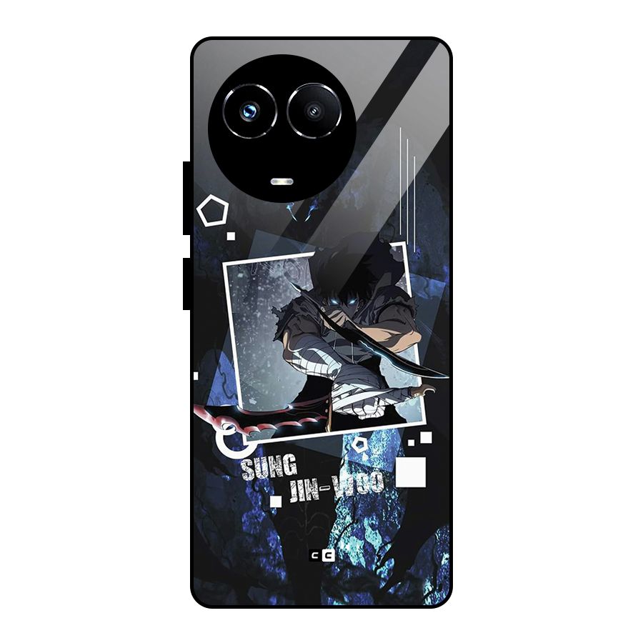 Sung Jinwoo In Battle Glass Back Case for Realme 11X