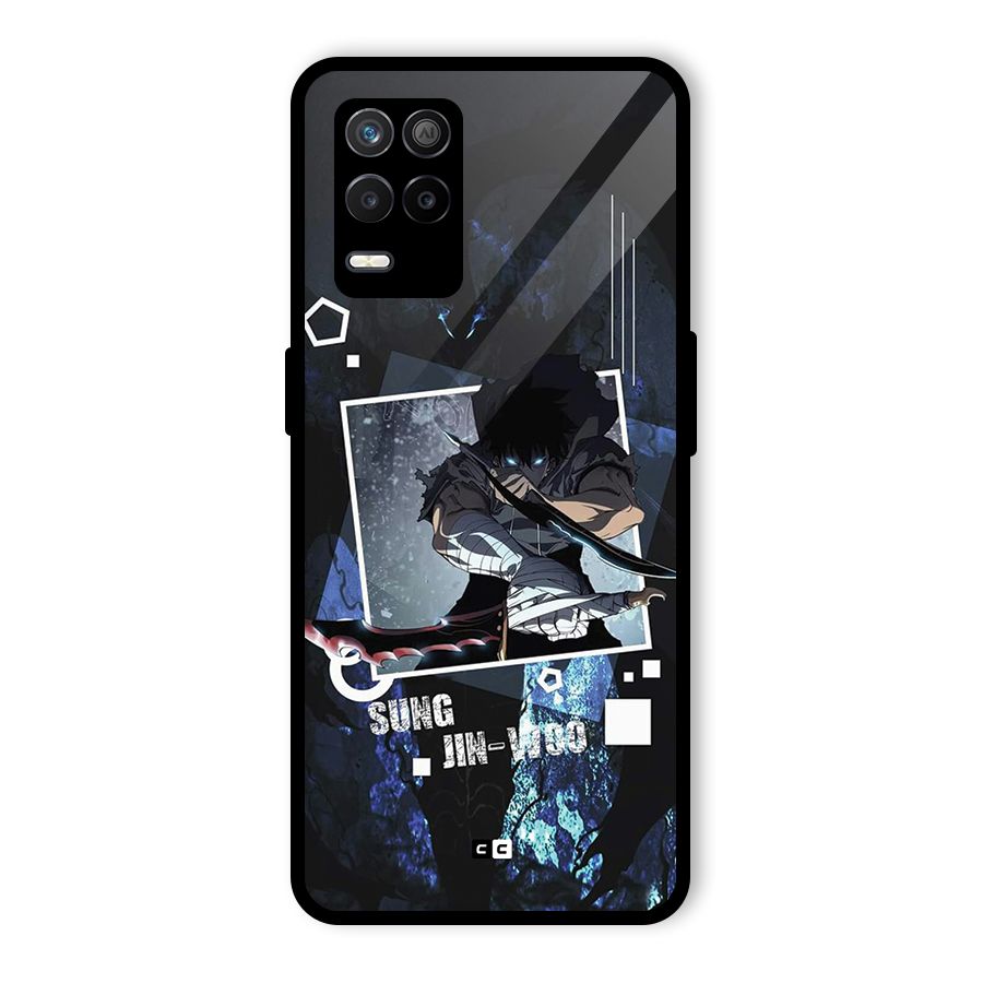 Sung Jinwoo In Battle Glass Back Case for Realme 8 5G