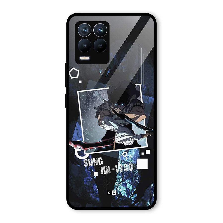 Sung Jinwoo In Battle Glass Back Case for Realme 8 Pro