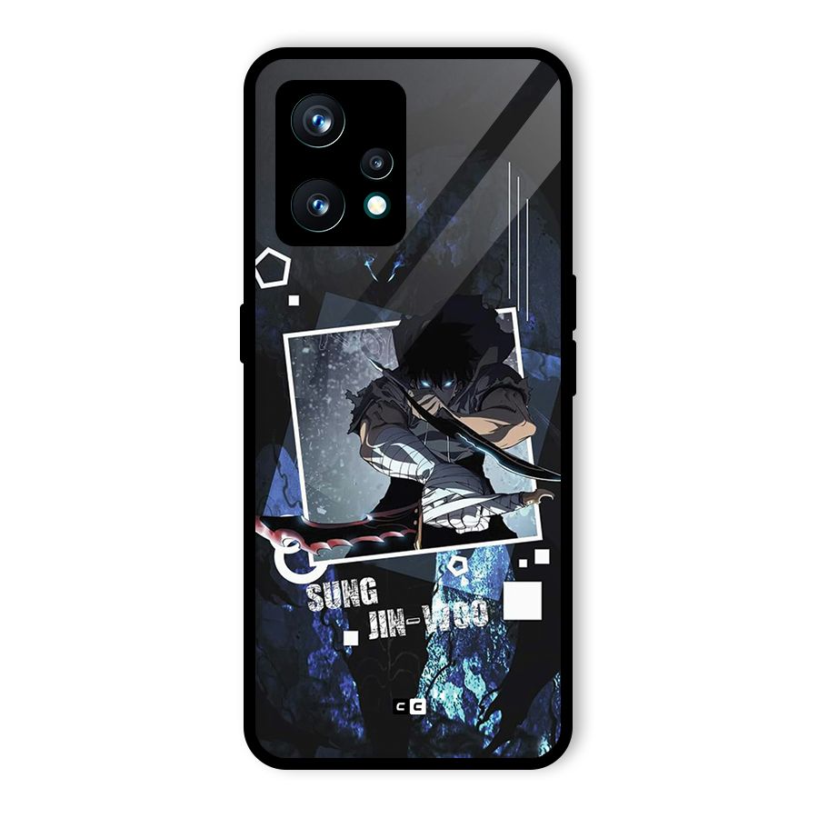Sung Jinwoo In Battle Glass Back Case for Realme 9 Pro Plus 5G