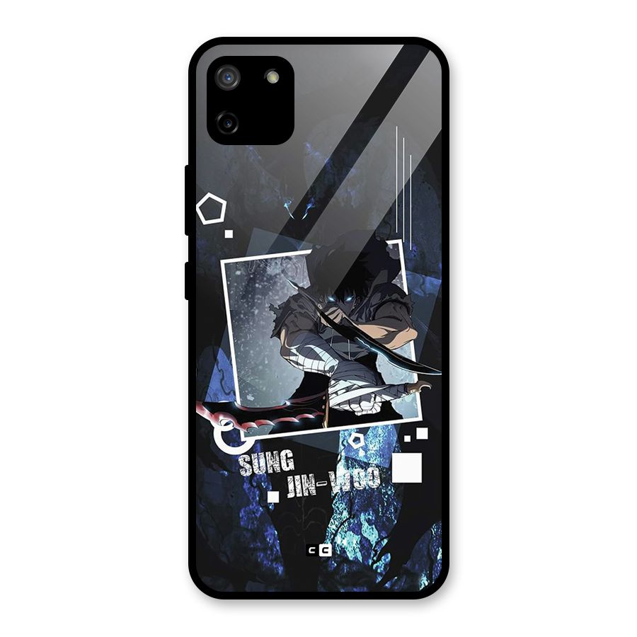 Sung Jinwoo In Battle Glass Back Case for Realme C11