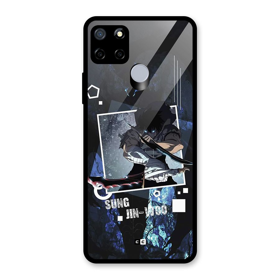Sung Jinwoo In Battle Glass Back Case for Realme C12
