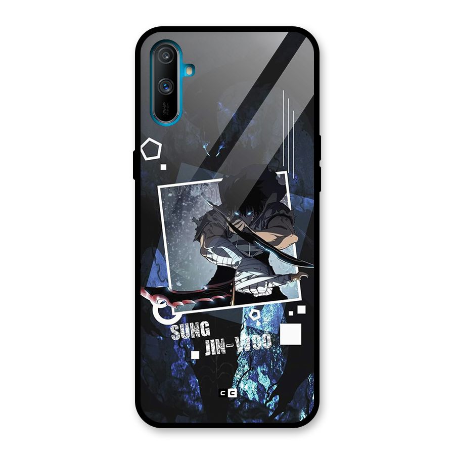 Sung Jinwoo In Battle Glass Back Case for Realme C3