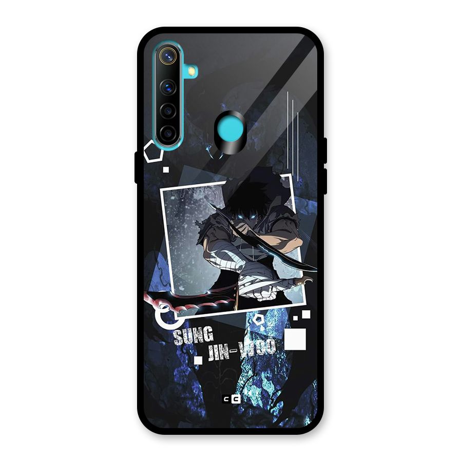 Sung Jinwoo In Battle Glass Back Case for Realme Narzo 10