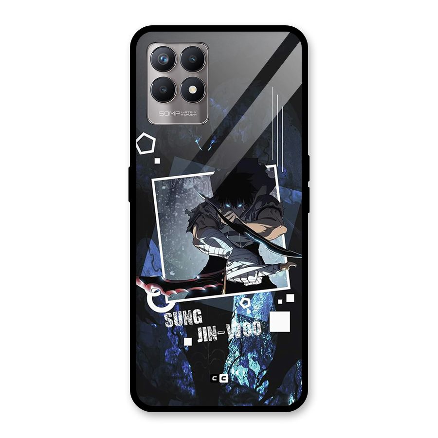 Sung Jinwoo In Battle Glass Back Case for Realme Narzo 50
